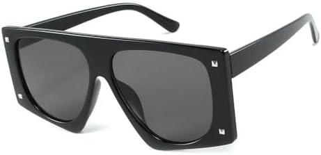 Винтажные квадратные солнцезащитные очки с градиентным переходом, большие, для женщин, мужские солнцезащитные очки, очки для женщин с защитой от УФ-излучения UV400 MTZJH, C1 Black Gray
Винтажные квадратные солнцезащитные очки с градиентным переходом, большие, для женщин, мужские солнцезащитные очки, очки для женщин с защитой от УФ-излучения UV400 MTZJH, C1 Black Gray