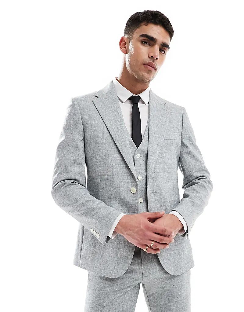 Свадебный облегающий пиджак ASOS DESIGN из меланжевой фактуры зеленого шалфея
Свадебный облегающий пиджак ASOS DESIGN из меланжевой фактуры зеленого шалфея