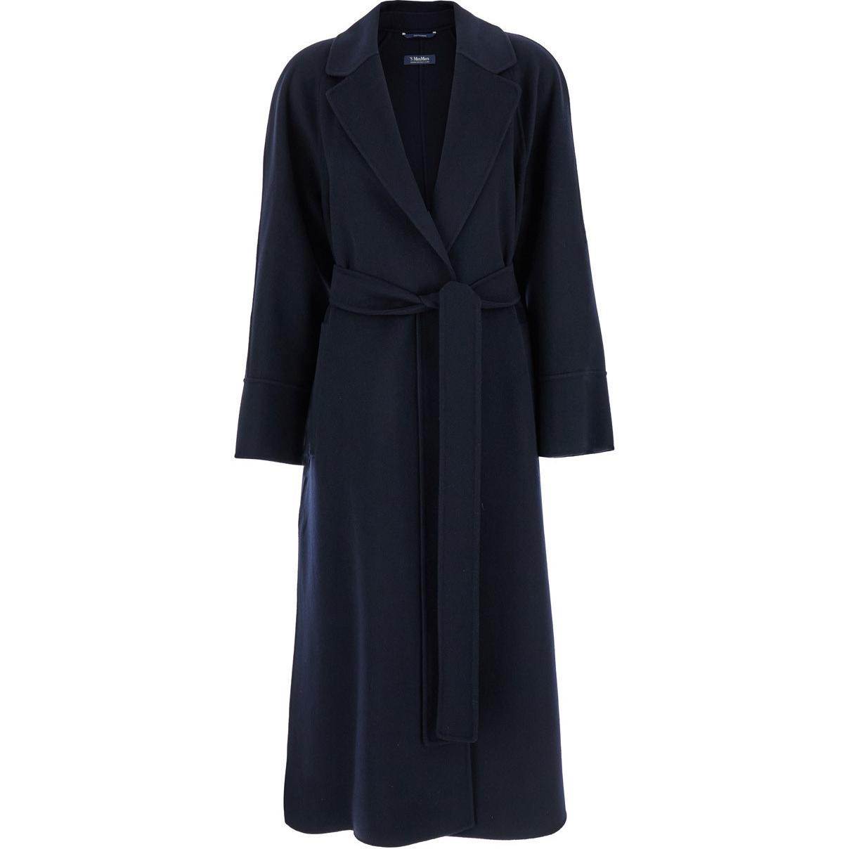 'S MAX MARA Агата Длинное Пальто с Рукавами и Поясом, Blue
'S MAX MARA Агата Длинное Пальто с Рукавами и Поясом, Blue