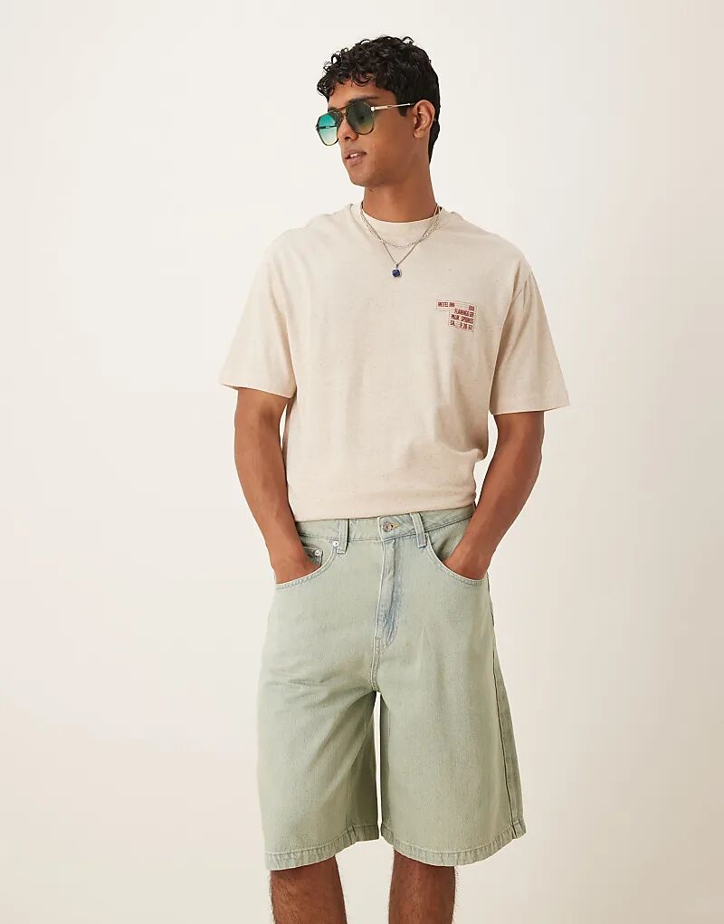 Джинсы зеленого оттенка ASOS DESIGN
Джинсы зеленого оттенка ASOS DESIGN