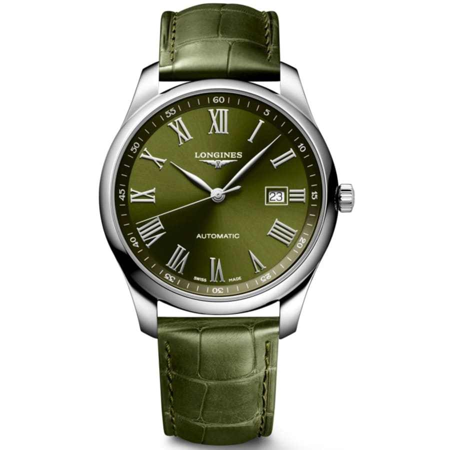 Longines Master Collection Automatic 42 мм зеленый циферблат кожаный ремешок мужские часы L2.893.4.09.2
Longines Master Collection Automatic 42 мм зеленый циферблат кожаный ремешок мужские часы L2.893.4.09.2