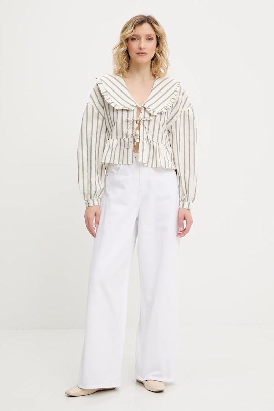 Рубашка Answear.Lab, бежевый 
Рубашка Answear.Lab, бежевый