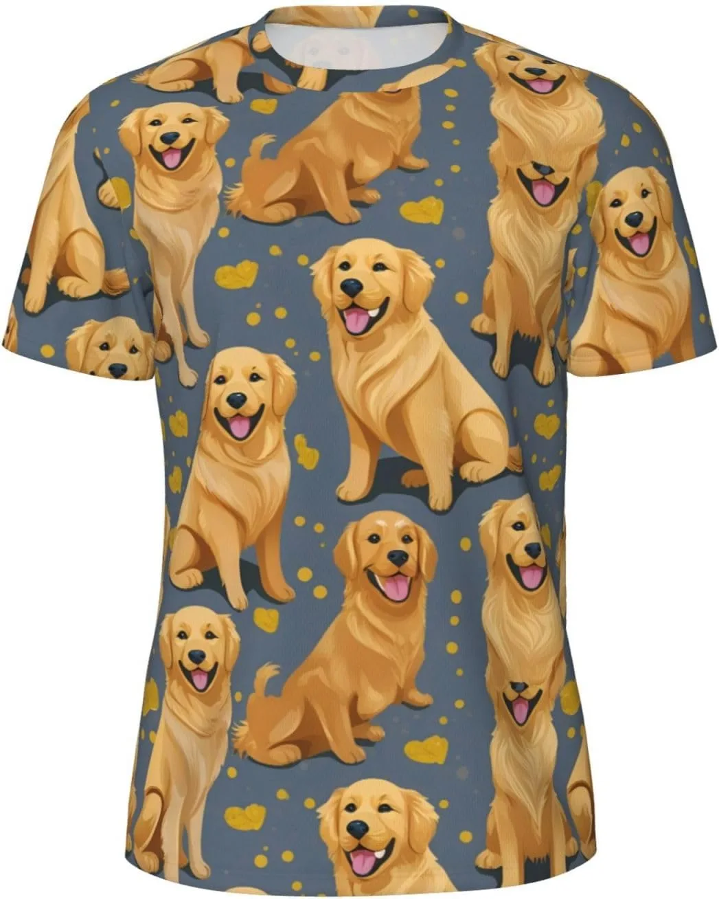 Футболка с принтом Golden Retrievers, летняя, легкая и дышащая SDFHU
Футболка с принтом Golden Retrievers, летняя, легкая и дышащая SDFHU