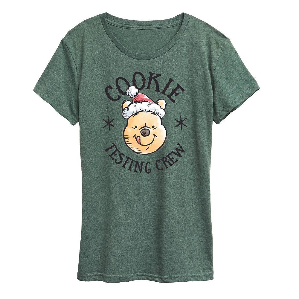 Женская футболка Disney's Winnie The Pooh с рисунком Cookie Crew, цвет Heather Green
Женская футболка Disney's Winnie The Pooh с рисунком Cookie Crew, цвет Heather Green