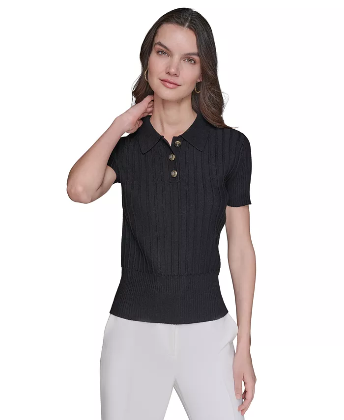 Женская рубашка с воротником и рубчиками KARL LAGERFELD PARIS, черный
Женская рубашка с воротником и рубчиками KARL LAGERFELD PARIS, черный