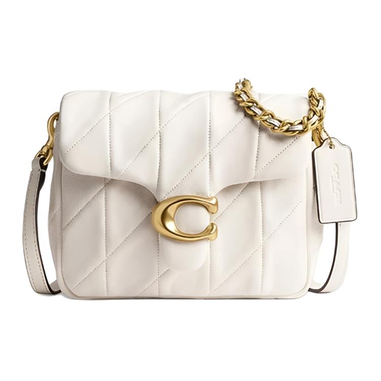 COACH Сумка кроссбоди Times Square Tabby из овчины, средняя женская, белая
COACH Сумка кроссбоди Times Square Tabby из овчины, средняя женская, белая