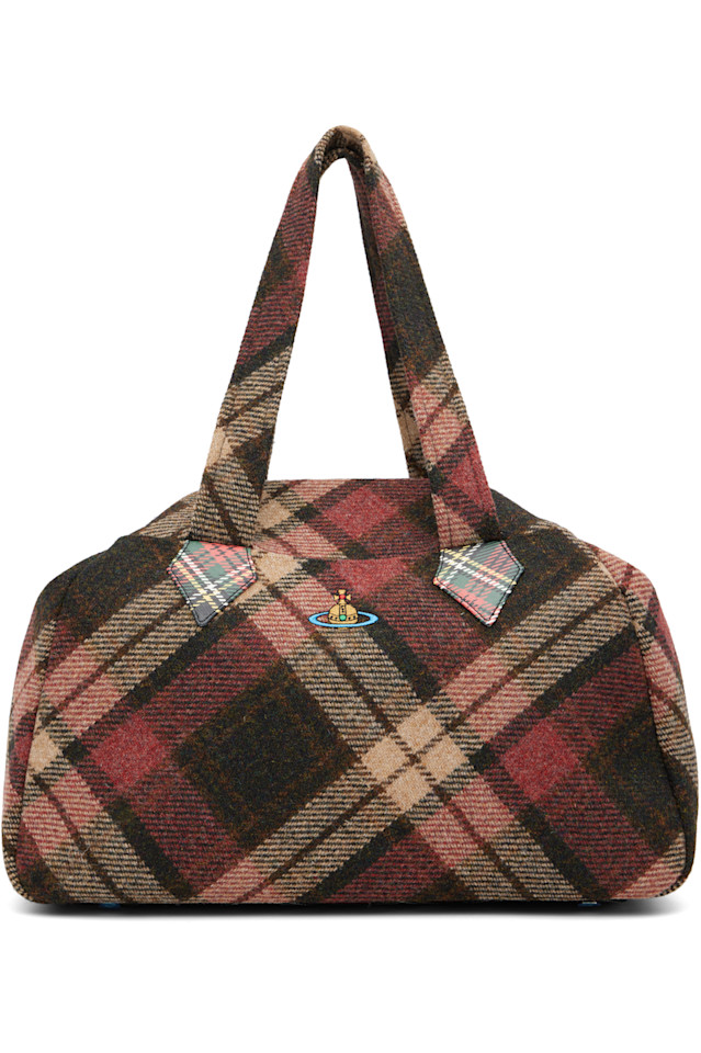 Vivienne Westwood Большая архивная сумка коричневого и красного цвета
Vivienne Westwood Большая архивная сумка коричневого и красного цвета