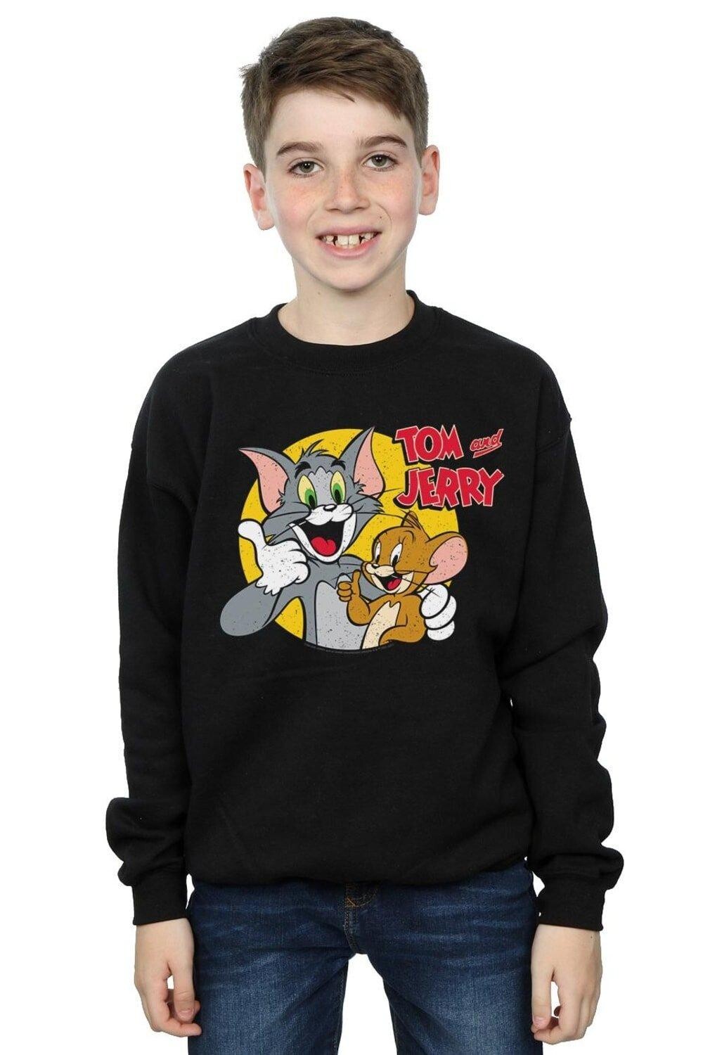 Толстовка с большим пальцем вверх Tom & Jerry, черный
Толстовка с большим пальцем вверх Tom & Jerry, черный