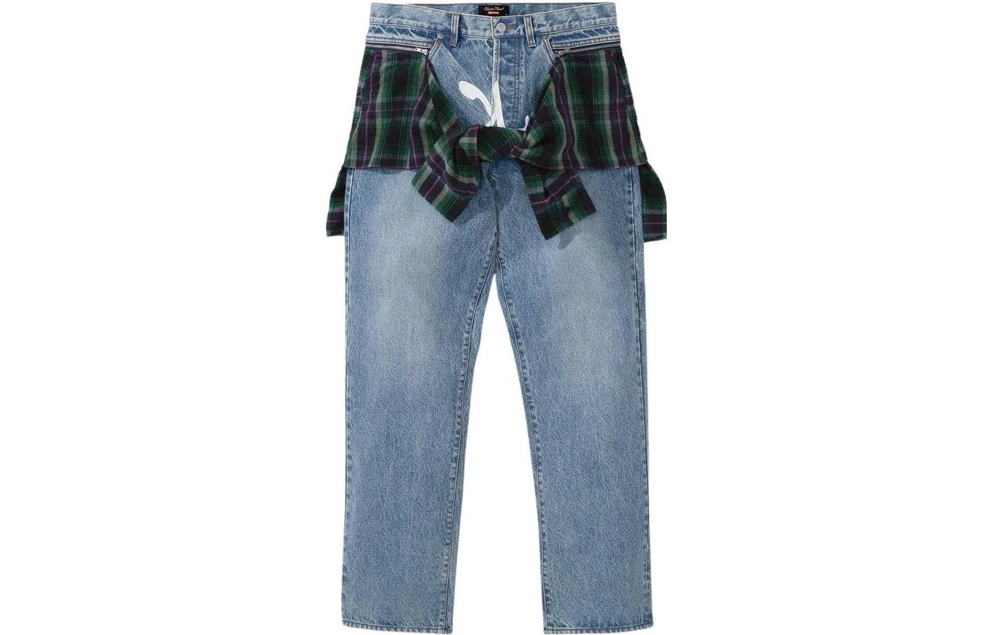 Undercover Многослойные Джинсы Supreme, Состаренный Индиго
Undercover Многослойные Джинсы Supreme, Состаренный Индиго