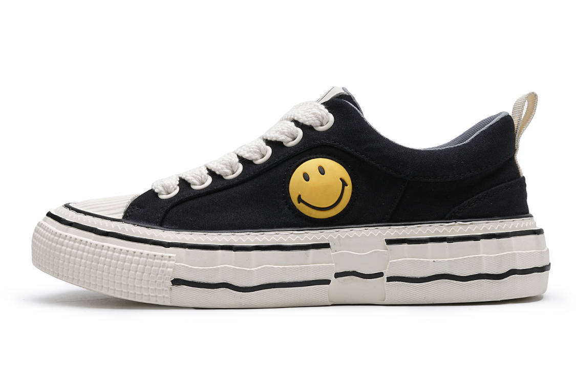 SMILEY Классические низкие парусиновые туфли из ткани для мужчин 
SMILEY Классические низкие парусиновые туфли из ткани для мужчин