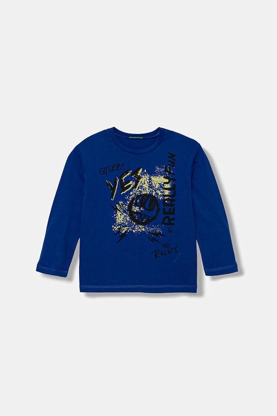 Детская хлопковая кофта с длинным рукавом United Colors Of Benetton, синий
Детская хлопковая кофта с длинным рукавом United Colors Of Benetton, синий