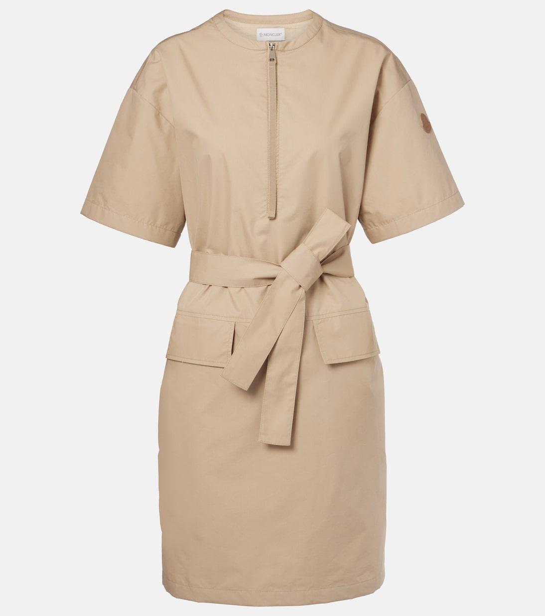 Мини-платье из хлопковой смеси с поясом Moncler, 202 - Camel
Мини-платье из хлопковой смеси с поясом Moncler, 202 - Camel