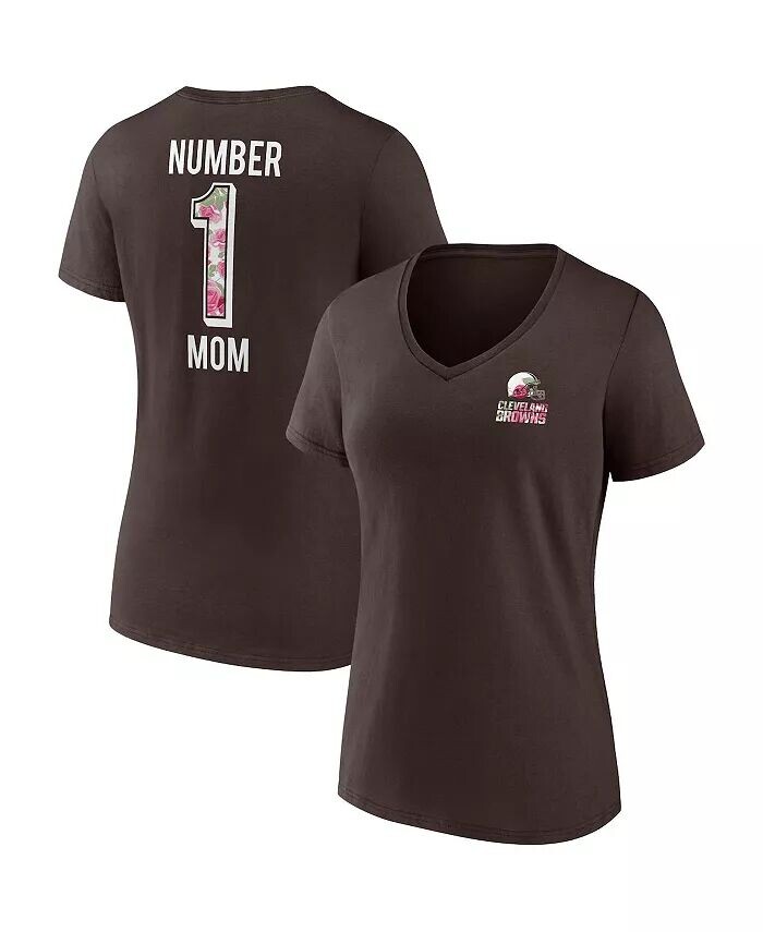 Женская коричневая футболка Cleveland Browns Team Mother's Day с V-образным вырезом Fanatics
Женская коричневая футболка Cleveland Browns Team Mother's Day с V-образным вырезом Fanatics