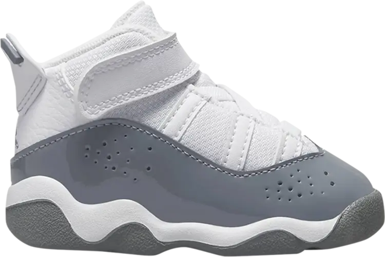 Кроссовки Jordan 6 Rings TD 'White Cool Grey', серый 
Кроссовки Jordan 6 Rings TD 'White Cool Grey', серый