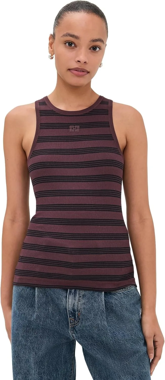 Ganni Женский Мягкий Хлопковый Топ
Ganni Женский Мягкий Хлопковый Топ