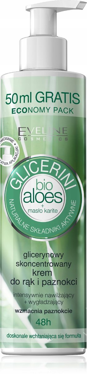 Крем для рук Eveline Glicerin Bio Aloes 245 мл
Крем для рук Eveline Glicerin Bio Aloes 245 мл