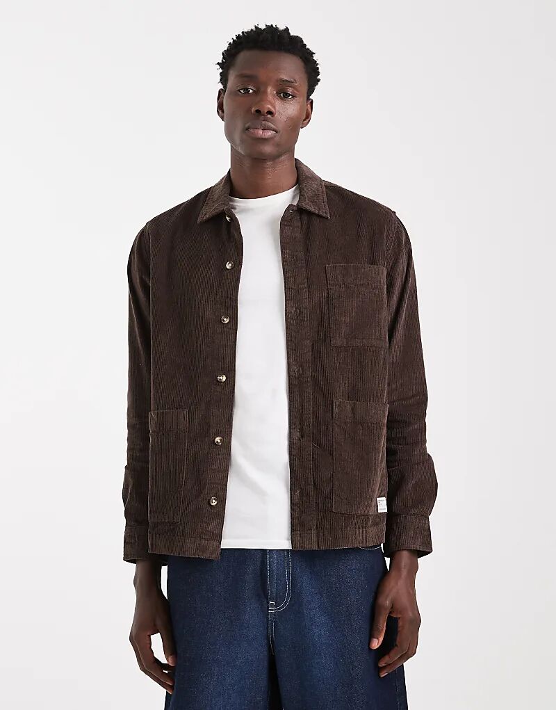 Вельветовая рубашка ASOS DESIGN с нашивкой темно-коричневого цвета
Вельветовая рубашка ASOS DESIGN с нашивкой темно-коричневого цвета