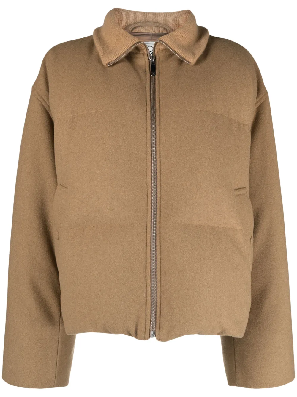 Пуховик на молнии TOTEME, коричневый
Пуховик на молнии TOTEME, коричневый