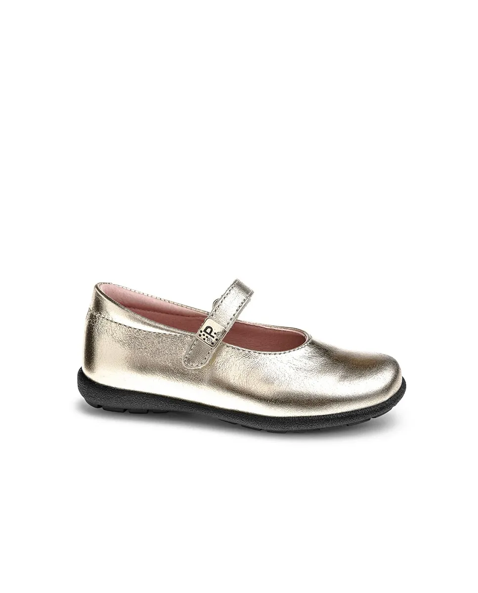Детские туфельки из кожи на липучке Pablosky, золотой
Детские туфельки из кожи на липучке Pablosky, золотой