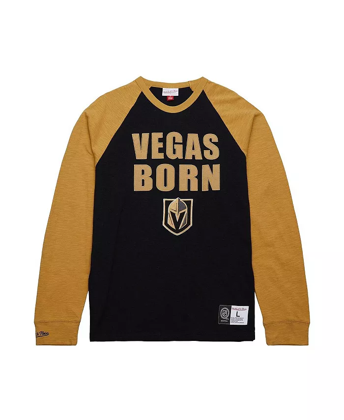 Мужская футболка с длинным рукавом Legendary Slub Raglan Vegas Golden Knights черного/золотого цвета Mitchell & Ness
Мужская футболка с длинным рукавом Legendary Slub Raglan Vegas Golden Knights черного/золотого цвета Mitchell & Ness