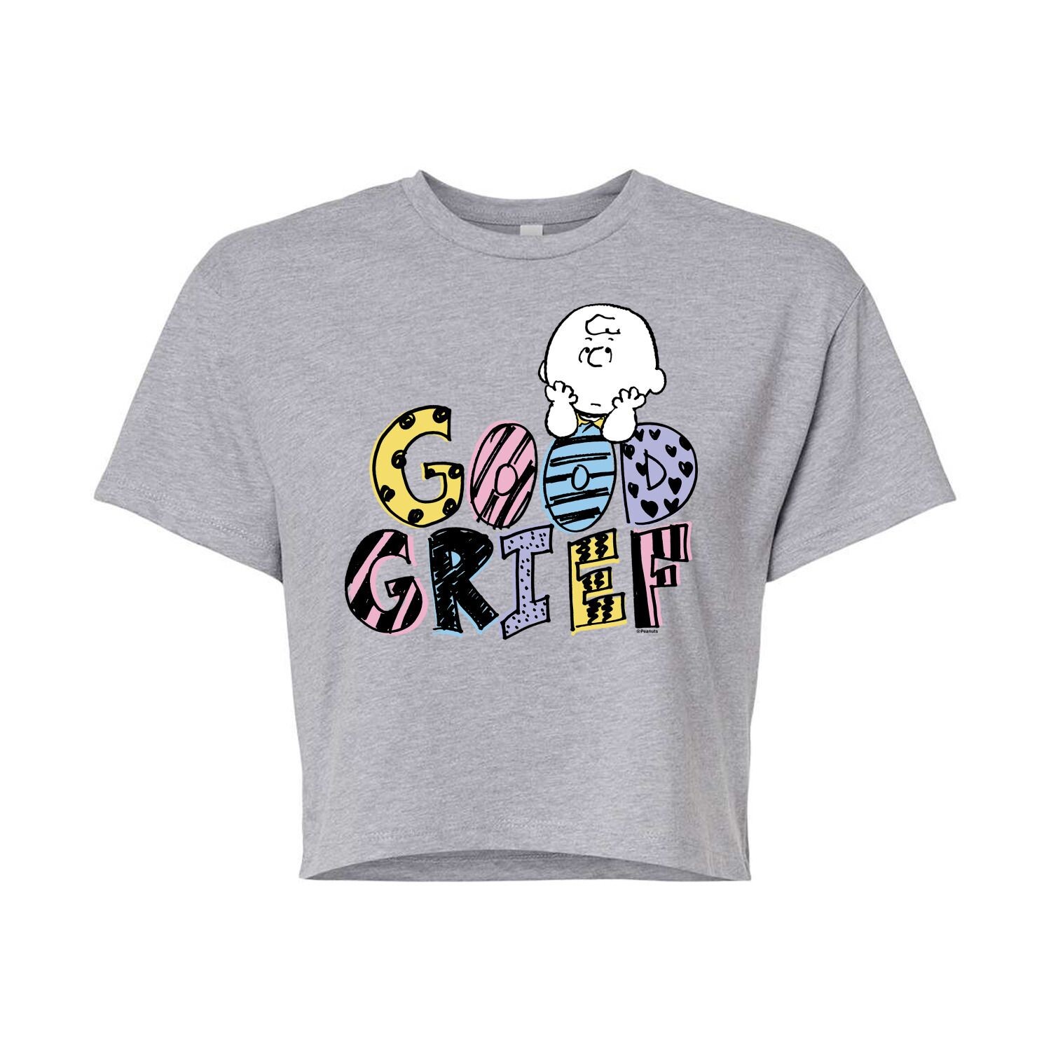 Укороченная футболка с рисунком Peanuts Good Grief для детей Juniors Licensed Character, серый
Укороченная футболка с рисунком Peanuts Good Grief для детей Juniors Licensed Character, серый