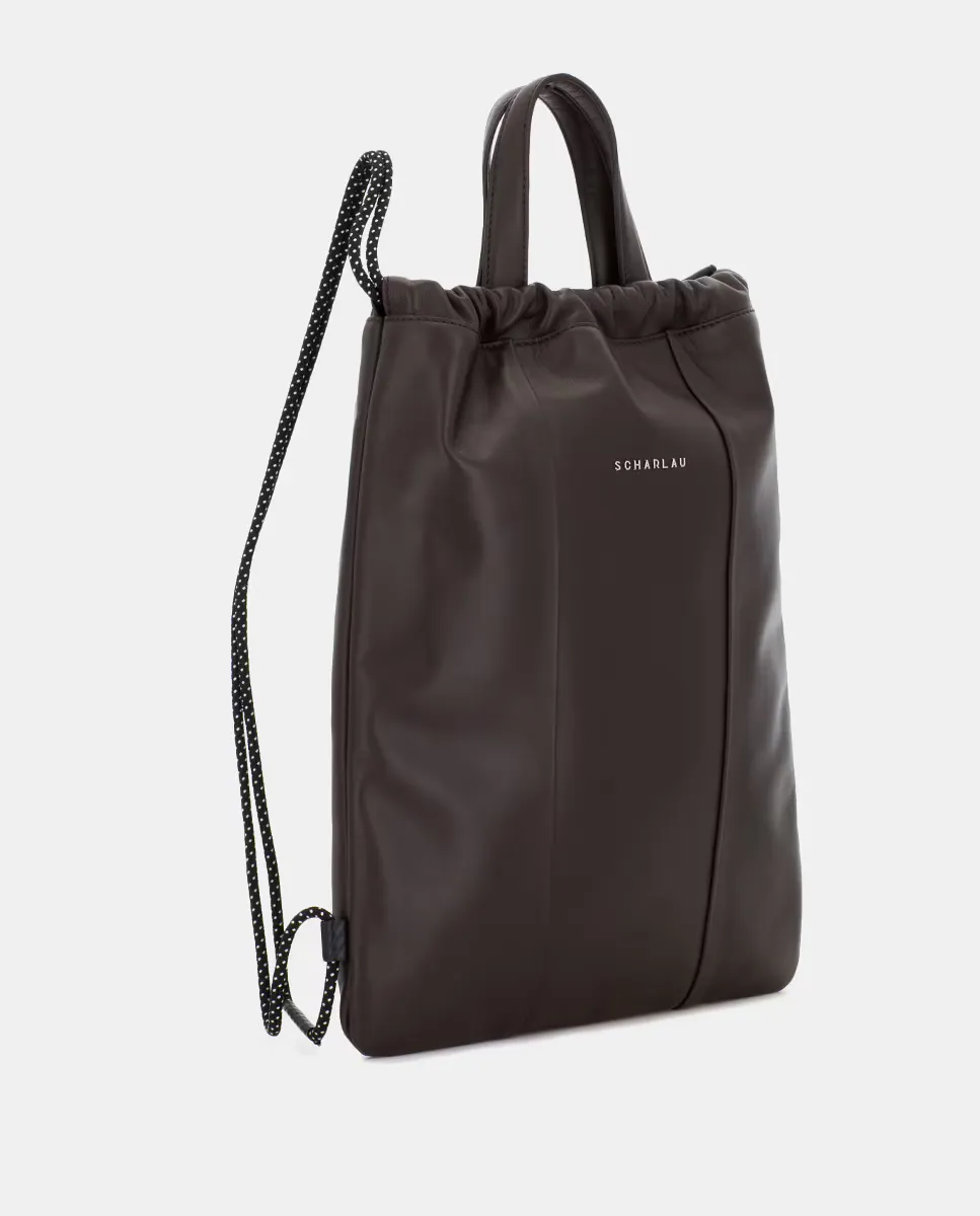 Рюкзак-мешок унисекс из коричневой воловьей кожи Scharlau, коричневый
Рюкзак-мешок унисекс из коричневой воловьей кожи Scharlau, коричневый