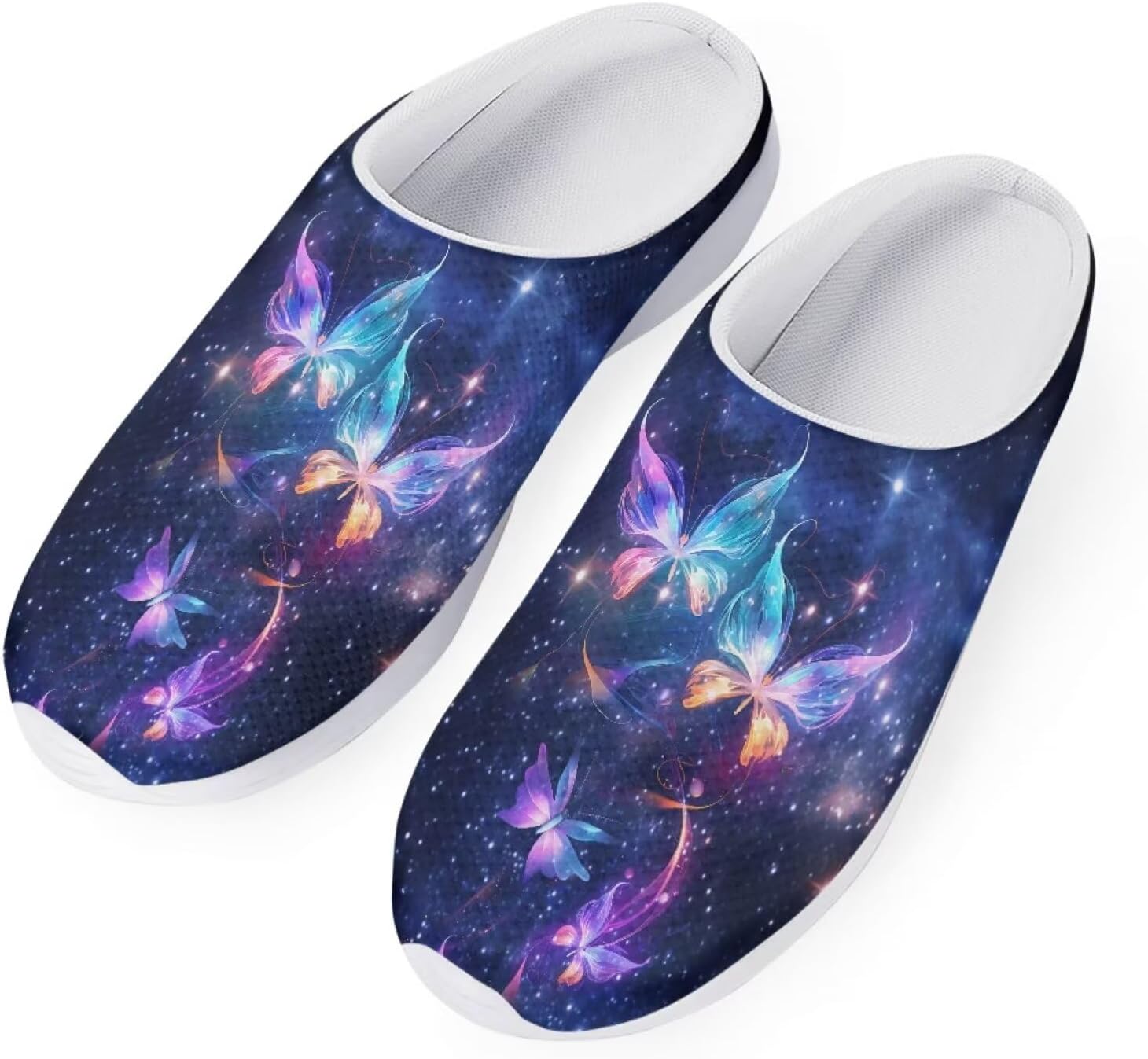 Легкие платформенные туфли JoyLamoria, быстро сохнущие садовые сабо, прогулочные тапочки с резиновой подошвой, Galaxy Butterfly
Легкие платформенные туфли JoyLamoria, быстро сохнущие садовые сабо, прогулочные тапочки с резиновой подошвой, Galaxy Butterfly