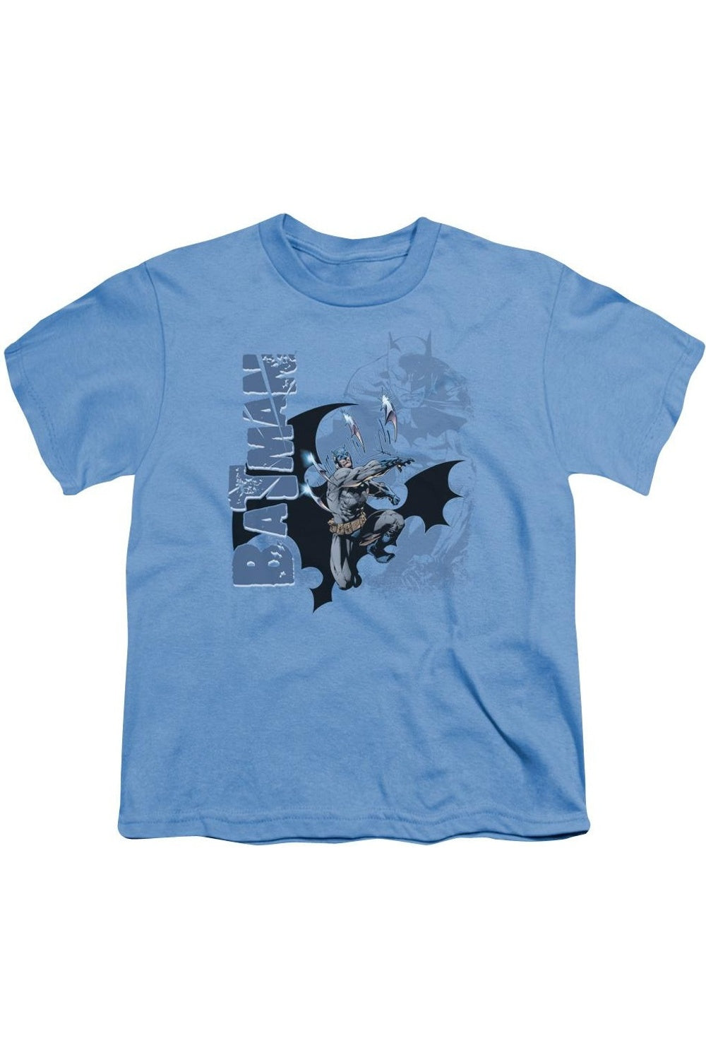 Футболка с коротким рукавом для детей "Бэтмен с метательными лезвиями" Gildan, синий
Футболка с коротким рукавом для детей "Бэтмен с метательными лезвиями" Gildan, синий