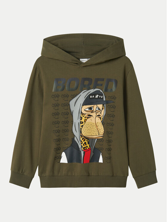 Толстовка стандартного кроя Name It, хаки 
Толстовка стандартного кроя Name It, хаки