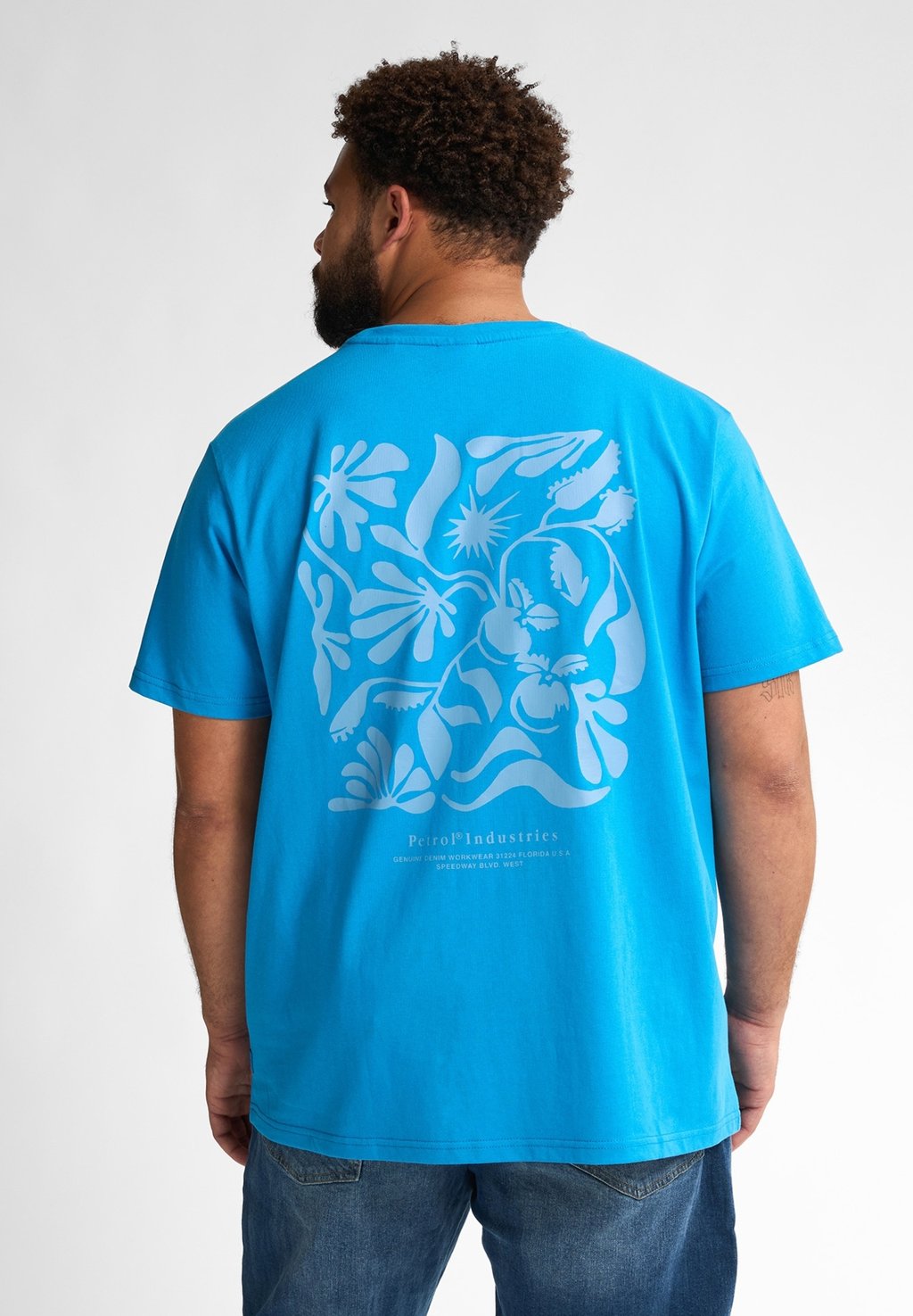 Футболка с принтом PLUS SIZE Petrol Industries, светло-голубой
Футболка с принтом PLUS SIZE Petrol Industries, светло-голубой