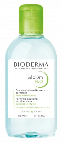 Sebium H2O 250 мл Очищающее очищающее средство для снятия макияжа Bioderma
Sebium H2O 250 мл Очищающее очищающее средство для снятия макияжа Bioderma