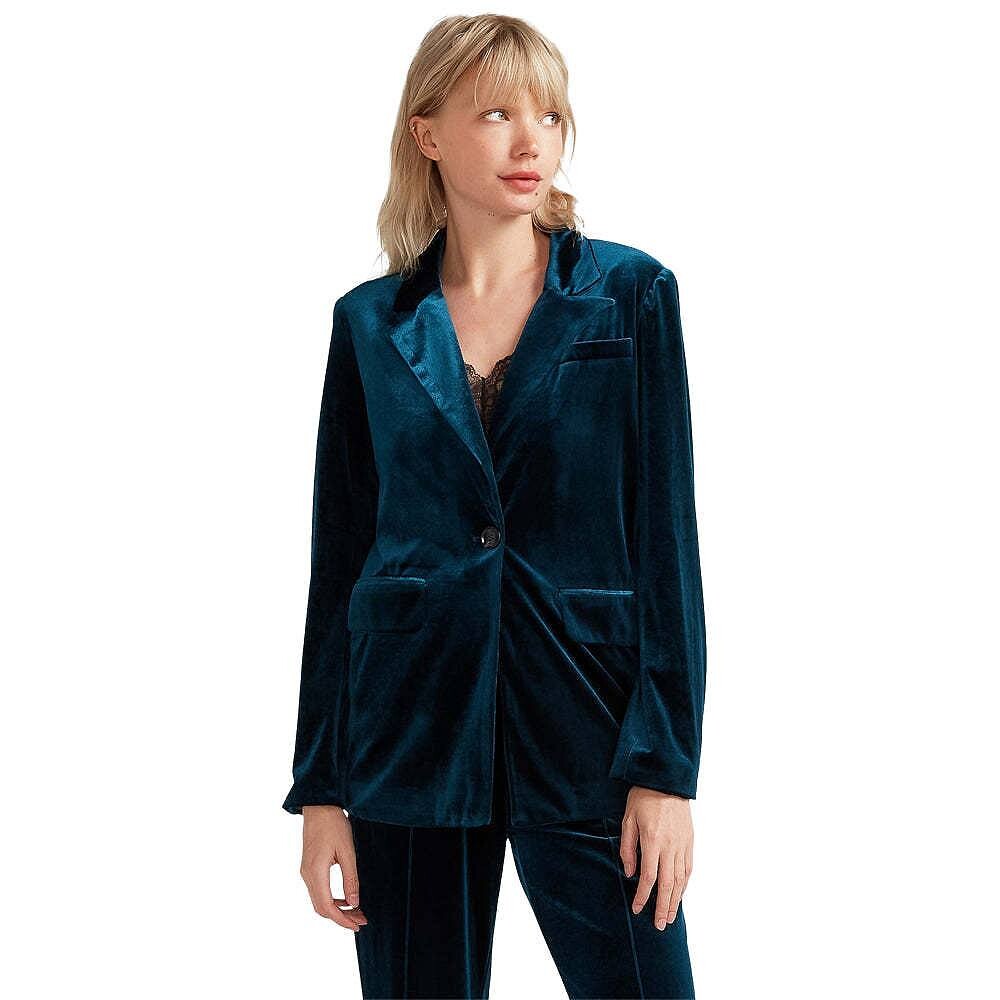 Бархатный пиджак Eternity Belle & Bloom, цвет Dark Teal
Бархатный пиджак Eternity Belle & Bloom, цвет Dark Teal