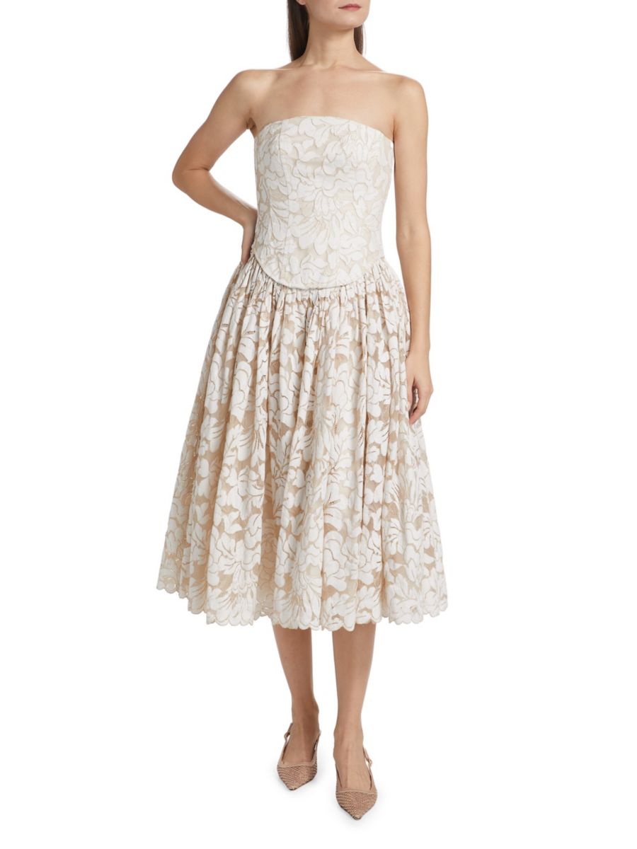 Платье-корсет миди из хлопковой смеси с цветочным принтом Мелодия Toccin, цвет Ivory Natural
Платье-корсет миди из хлопковой смеси с цветочным принтом Мелодия Toccin, цвет Ivory Natural