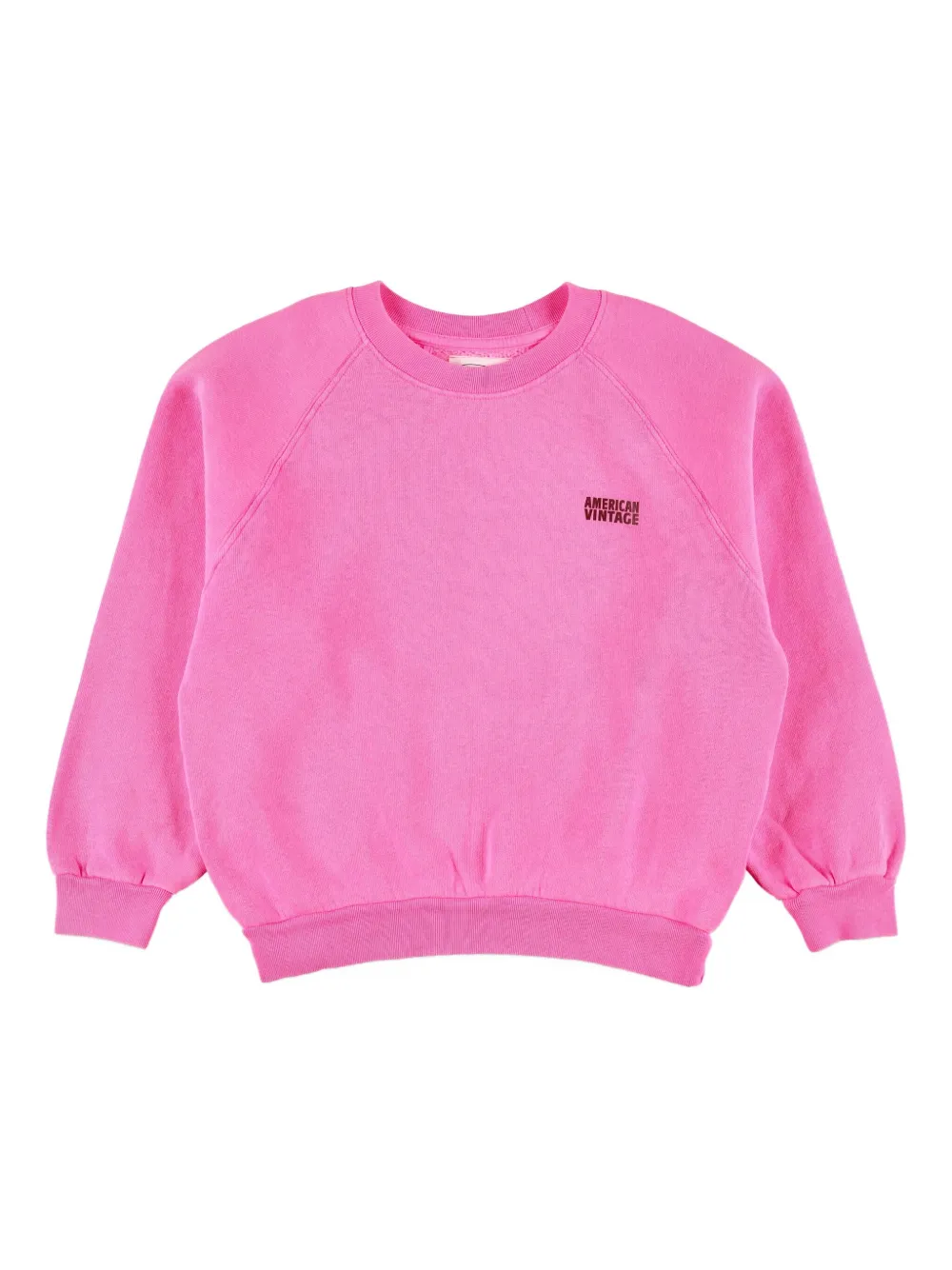 Свитшот реглан с вышитым логотипом American Vintage Kids, розовый
Свитшот реглан с вышитым логотипом American Vintage Kids, розовый