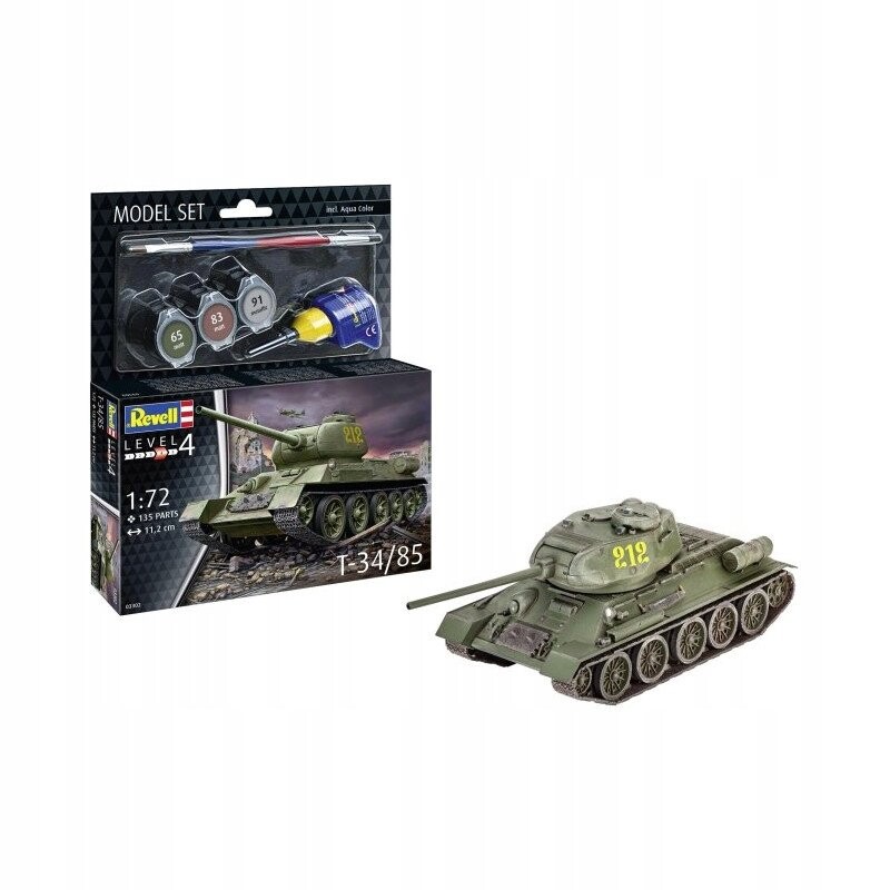 Т-34/85 - подарочный набор Revell 63302
Т-34/85 - подарочный набор Revell 63302