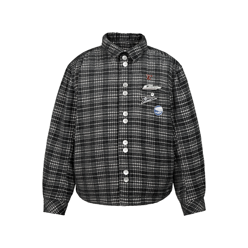 C2H4 Пуховик мужской серый белый клетка
C2H4 Пуховик мужской серый белый клетка