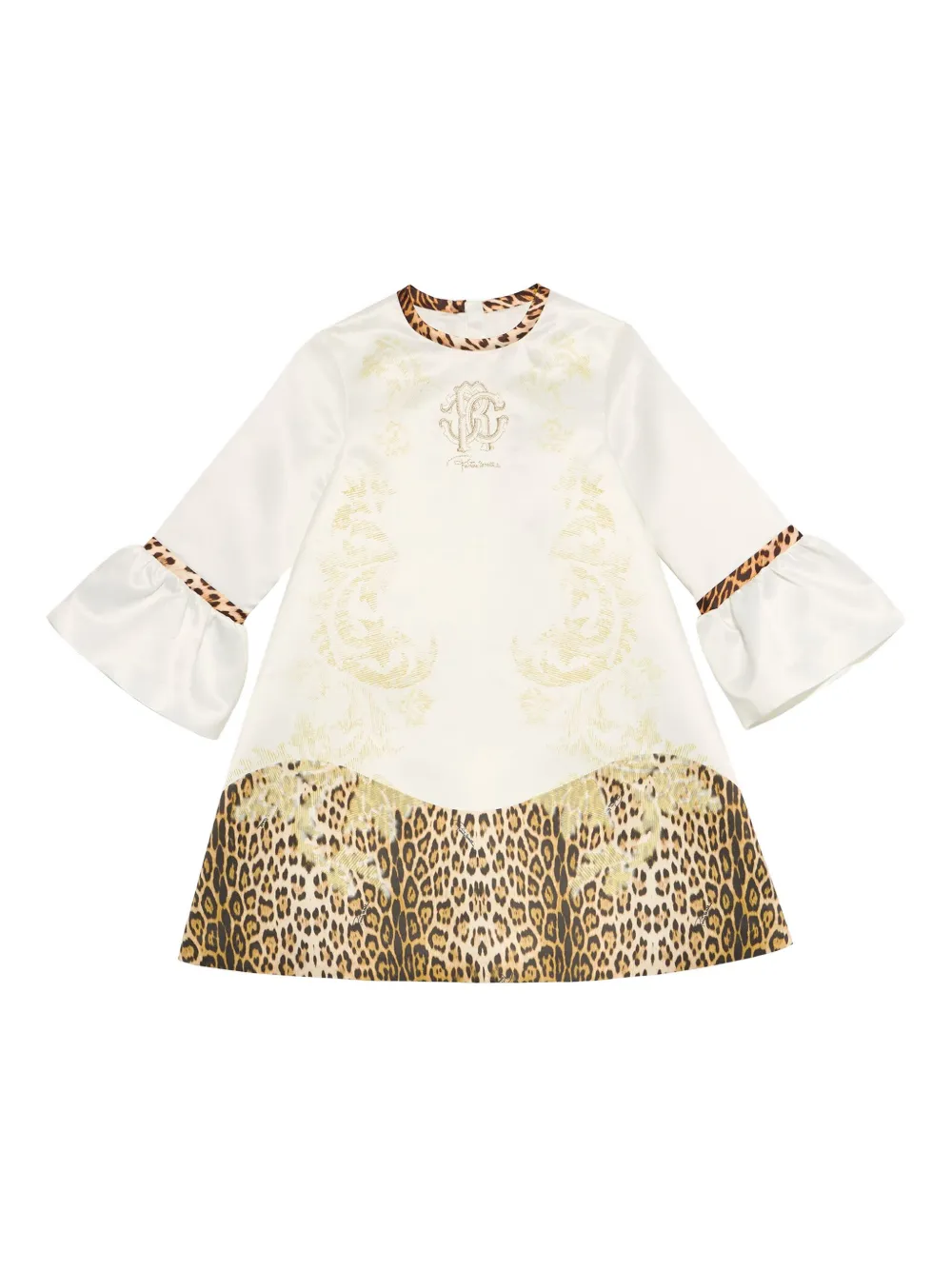 Платье с оборками и леопардовым принтом Roberto Cavalli, нейтральный
Платье с оборками и леопардовым принтом Roberto Cavalli, нейтральный