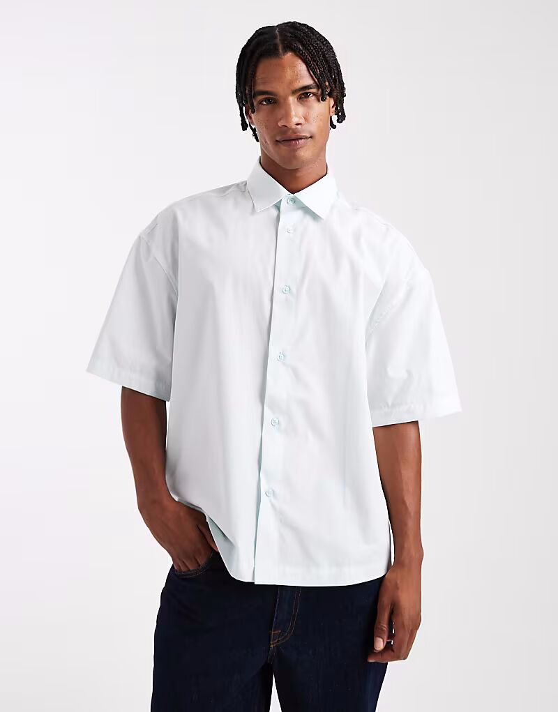 Свободная рубашка синего цвета Asos Design
Свободная рубашка синего цвета Asos Design