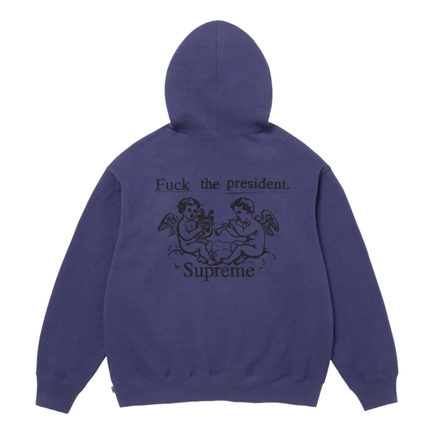 Толстовка Supreme FW25 President с капюшоном, цвет «Washed Navy»
Толстовка Supreme FW25 President с капюшоном, цвет «Washed Navy»