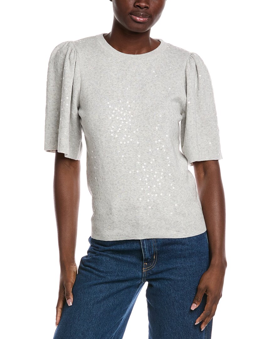 Минни Роуз свитер с пайетками и пышными рукавами из кашемировой смеси Minnie Rose, серый
Минни Роуз свитер с пайетками и пышными рукавами из кашемировой смеси Minnie Rose, серый