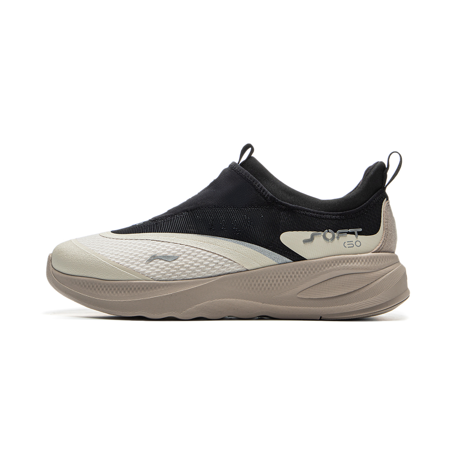 LINING Кроссовки SOFT GO 2 с амортизаторами, противоскользящие, износостойкие, дышащие, низкие, повседневные, мужские, черно-серые 
LINING Кроссовки SOFT GO 2 с амортизаторами, противоскользящие, износостойкие, дышащие, низкие, повседневные, мужские, черно-серые