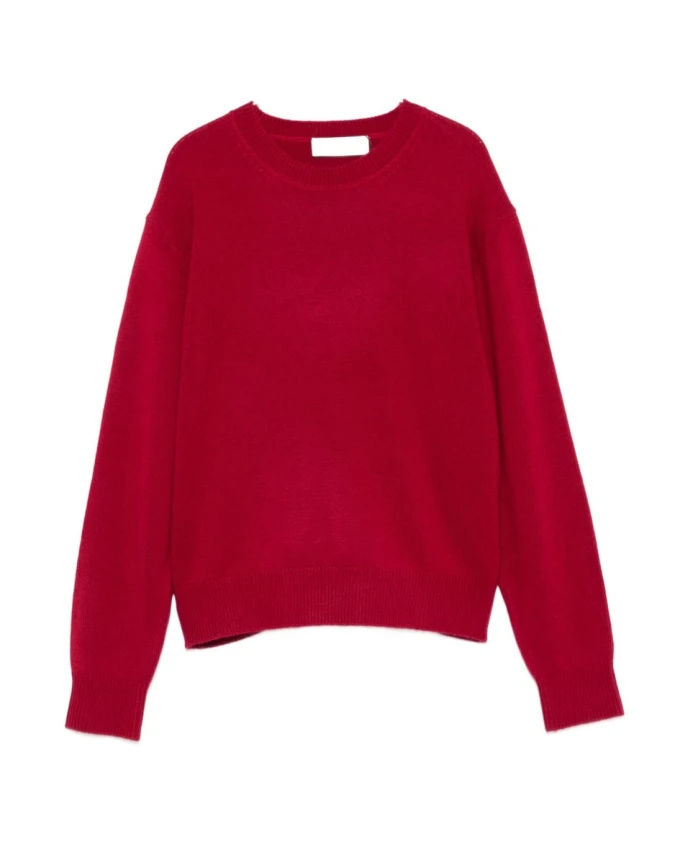 Красный шерстяной свитер с круглым вырезом Dunst, красный
Красный шерстяной свитер с круглым вырезом Dunst, красный