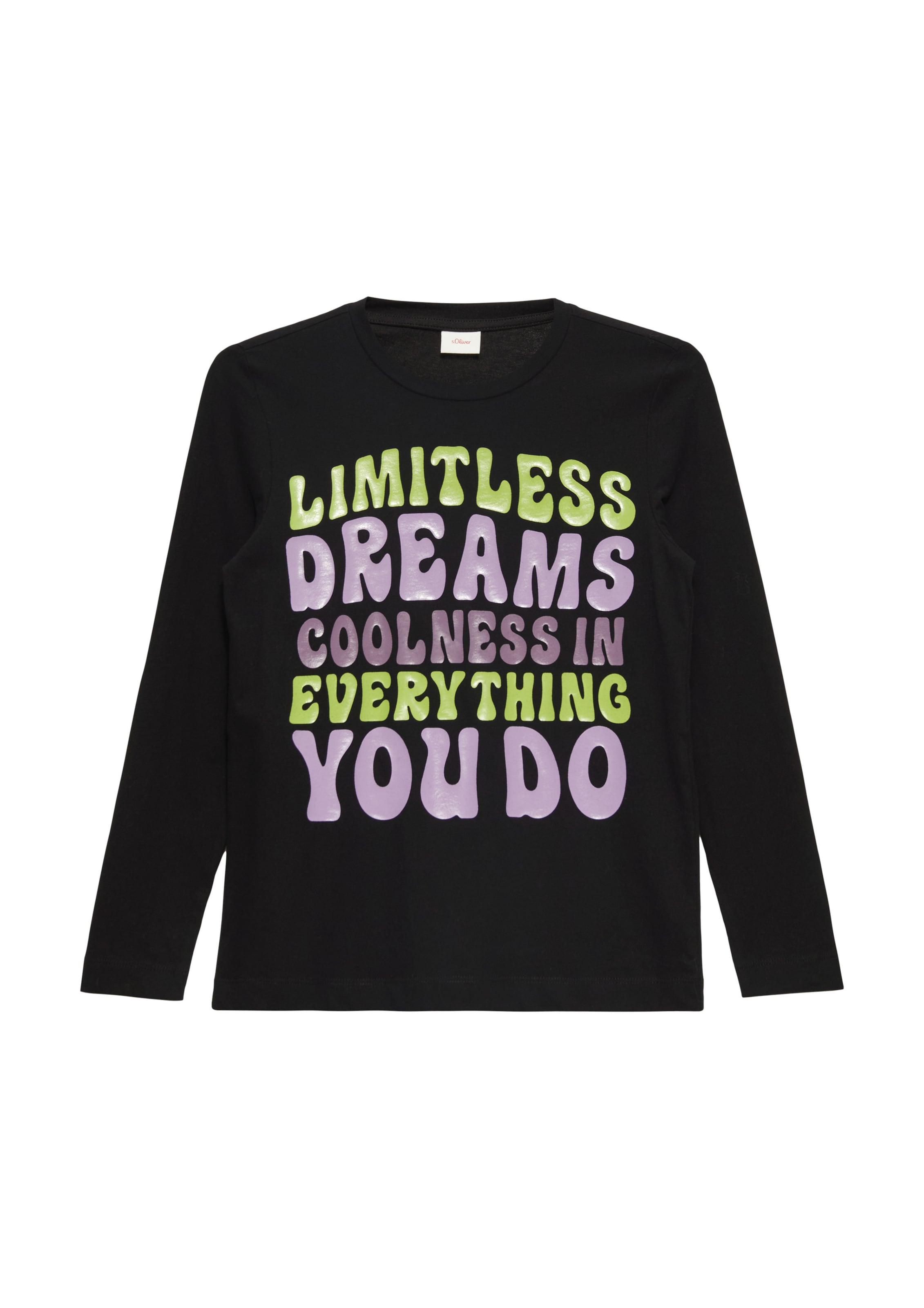 s.Oliver Лонгслив в черном цвете
s.Oliver Лонгслив в черном цвете