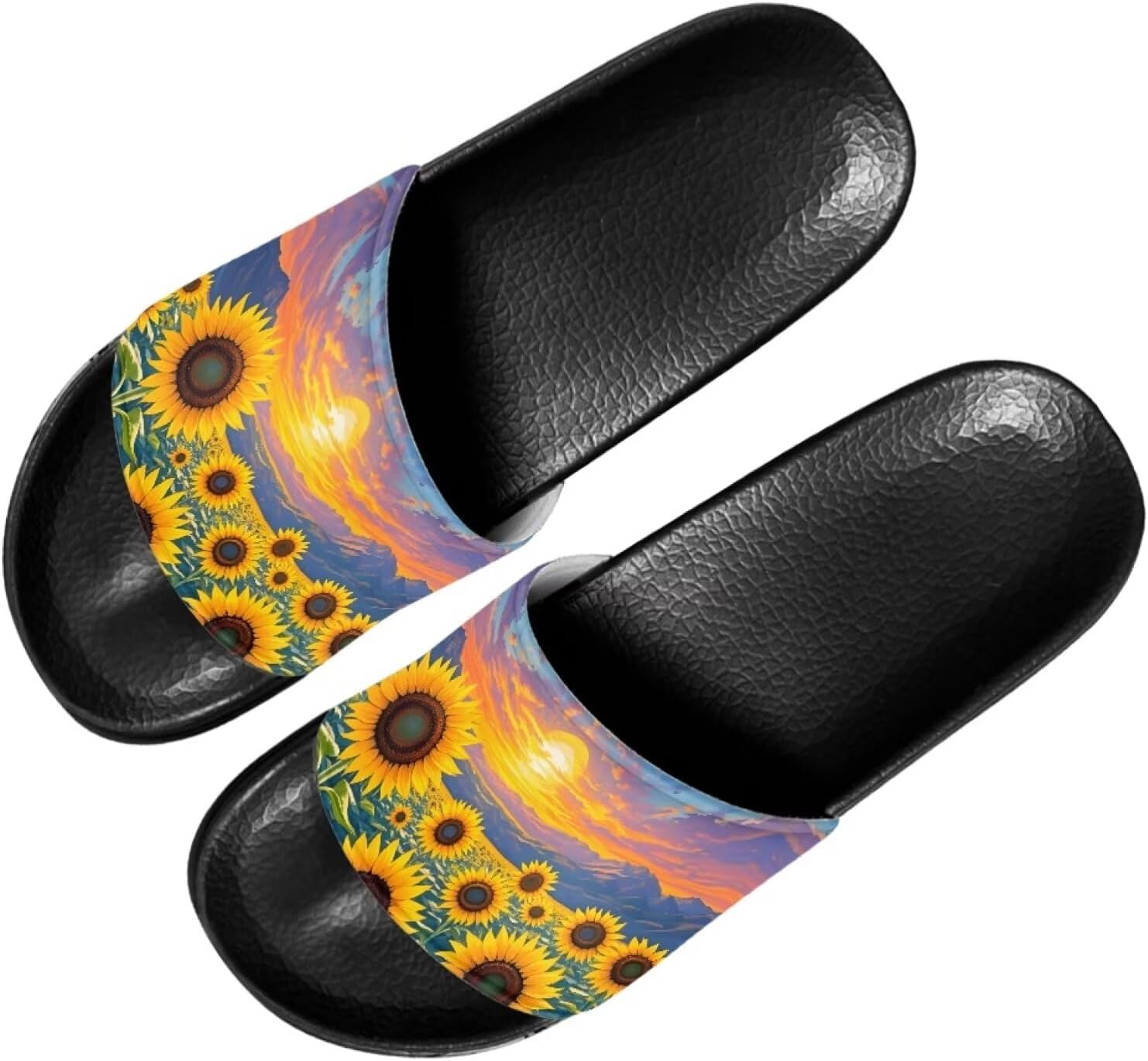 Сланцы с принтом американского флага и лапы собаки Forchrinse для женщин и мужчин, легкие летние пляжные спортивные шлепки, Sunflower Watercolor Sky
Сланцы с принтом американского флага и лапы собаки Forchrinse для женщин и мужчин, легкие летние пляжные спортивные шлепки, Sunflower Watercolor Sky