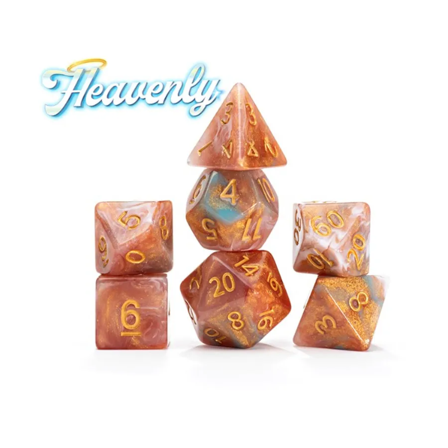 Поликомплект - Небесный (7), Aether & Sul Generis Dice
Поликомплект - Небесный (7), Aether & Sul Generis Dice