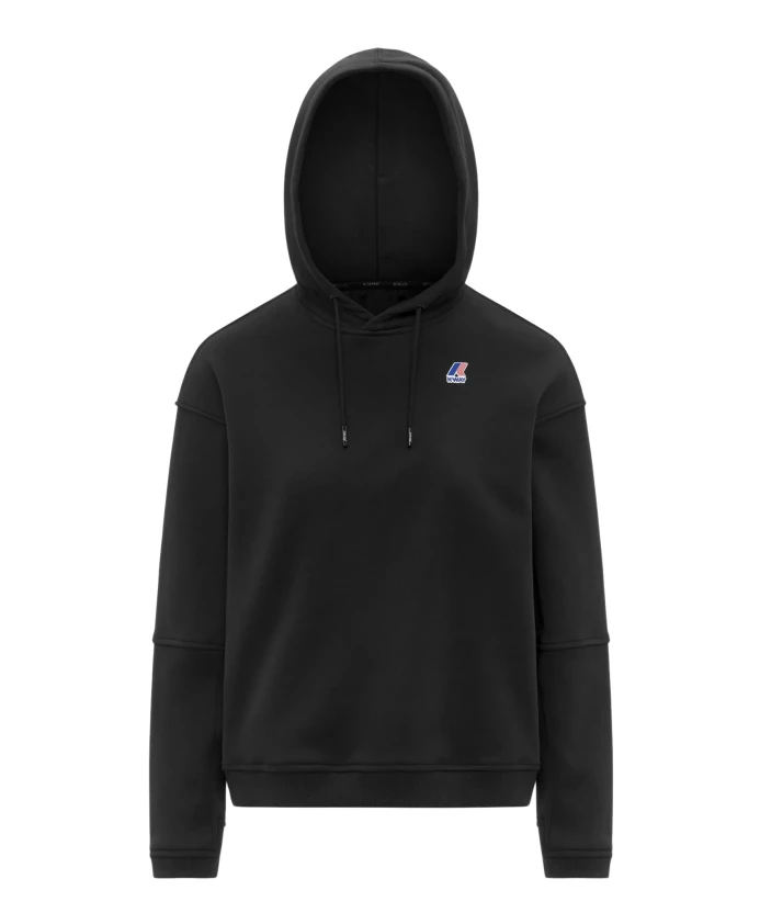 Худи Ninette из матового полиэстера K-Way, черный
Худи Ninette из матового полиэстера K-Way, черный