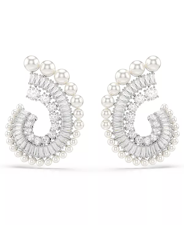 Серьги-Подвески Ariana Grande x Swarovski с искусственным жемчугом смешанной огранки Swarovski, silver
Серьги-Подвески Ariana Grande x Swarovski с искусственным жемчугом смешанной огранки Swarovski, silver