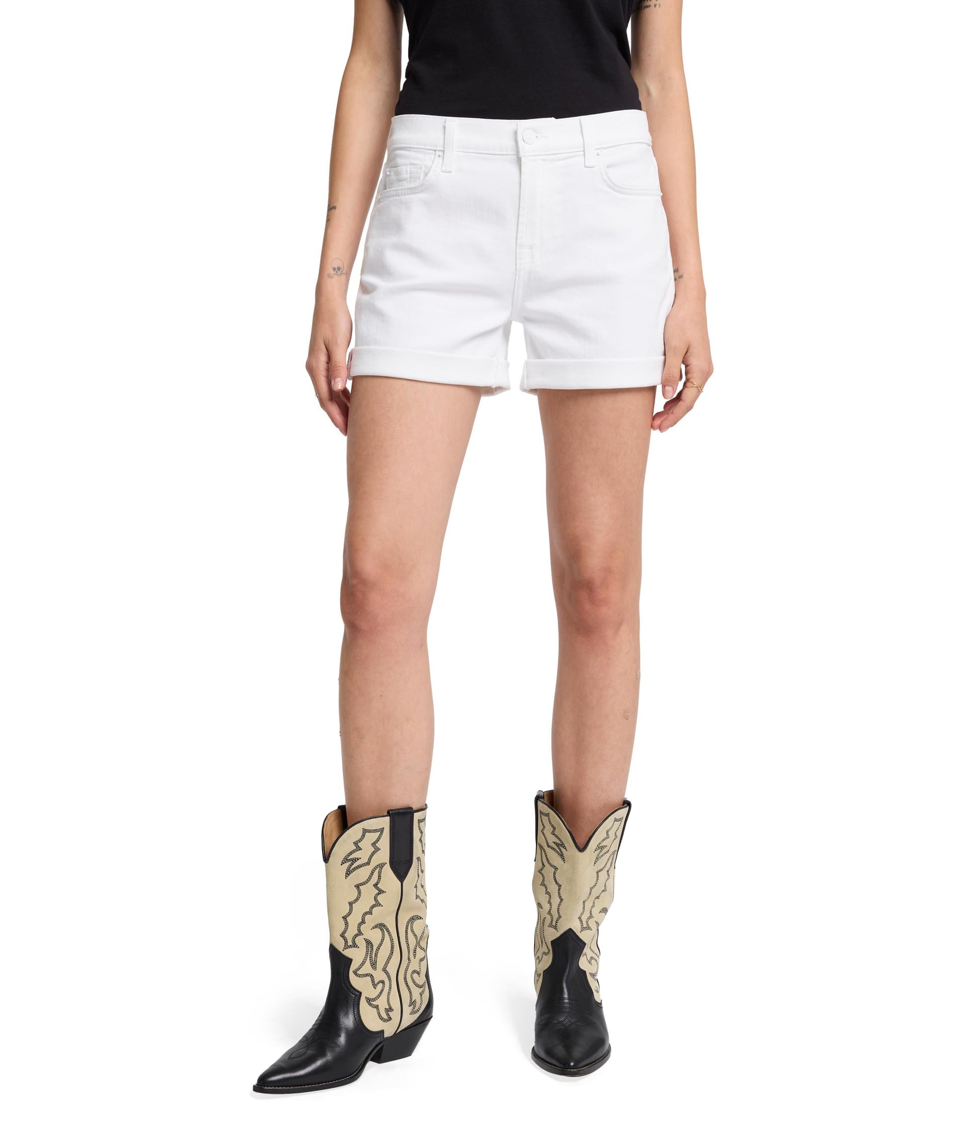 Шорты 7 For All Mankind Mid-Roll Shorts In Broken Twill White, Broken Twill White
Шорты 7 For All Mankind Mid-Roll Shorts In Broken Twill White, Broken Twill White