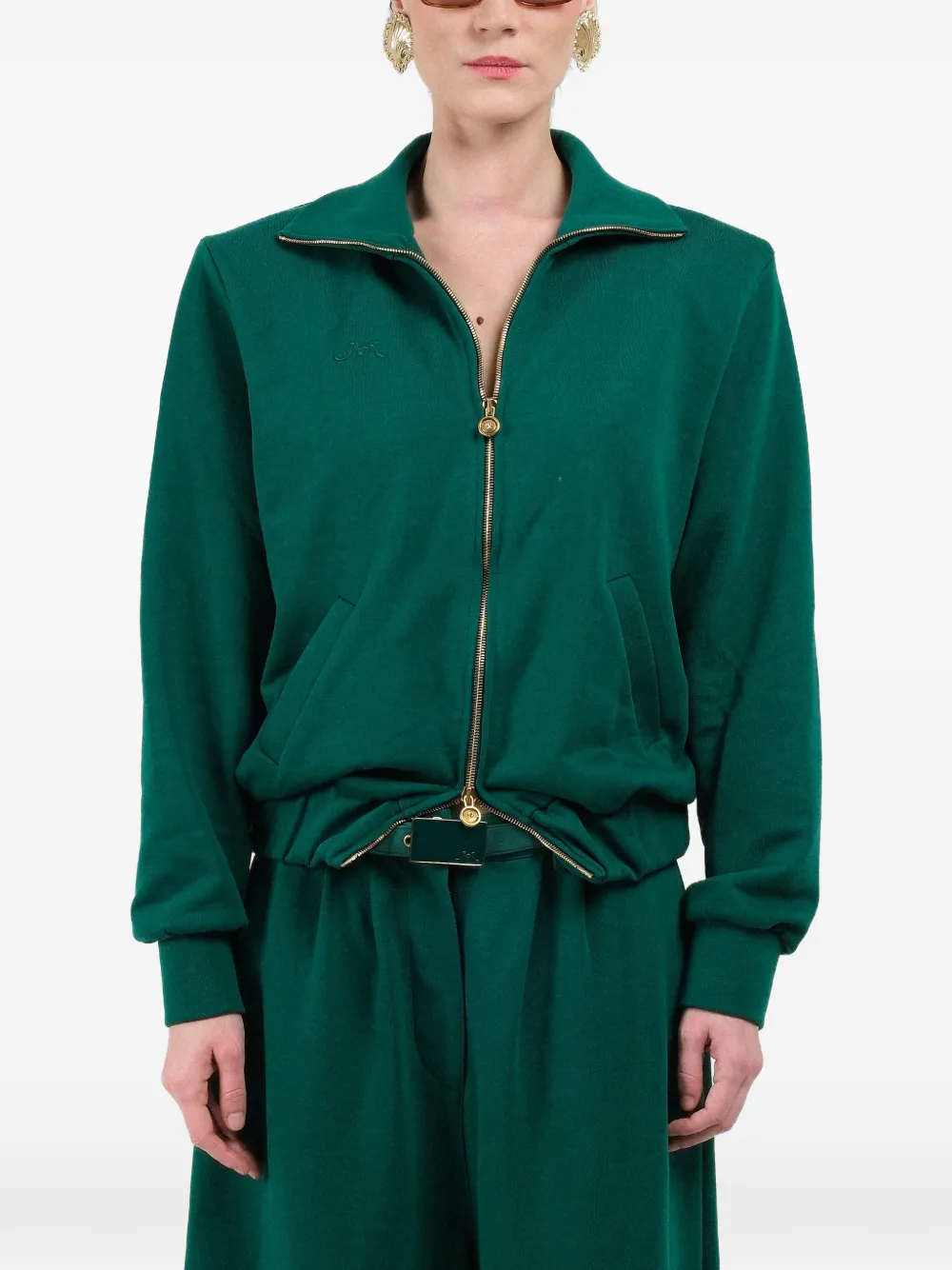 Прямая толстовка на молнии Rowen Rose, зеленый
Прямая толстовка на молнии Rowen Rose, зеленый