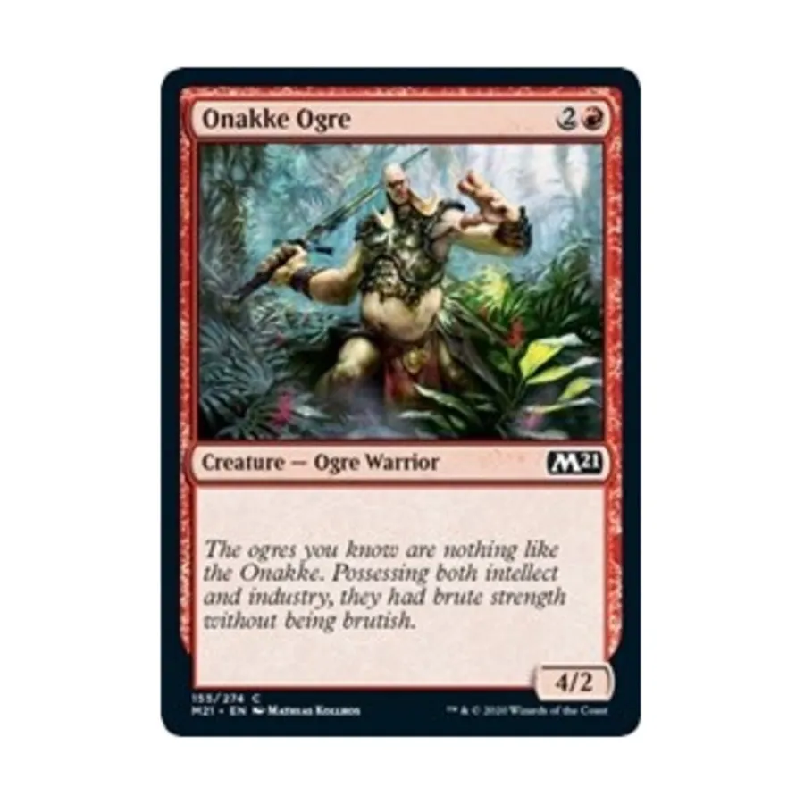 CCG Онакке Огре (К), MTG - Core Set 2021
CCG Онакке Огре (К), MTG - Core Set 2021